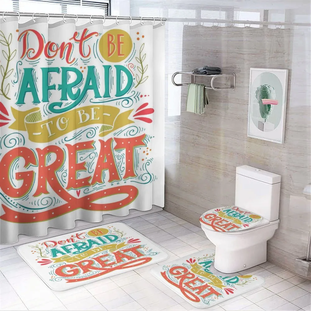 Be Words Art — 4-Piece Bathroom Set preview