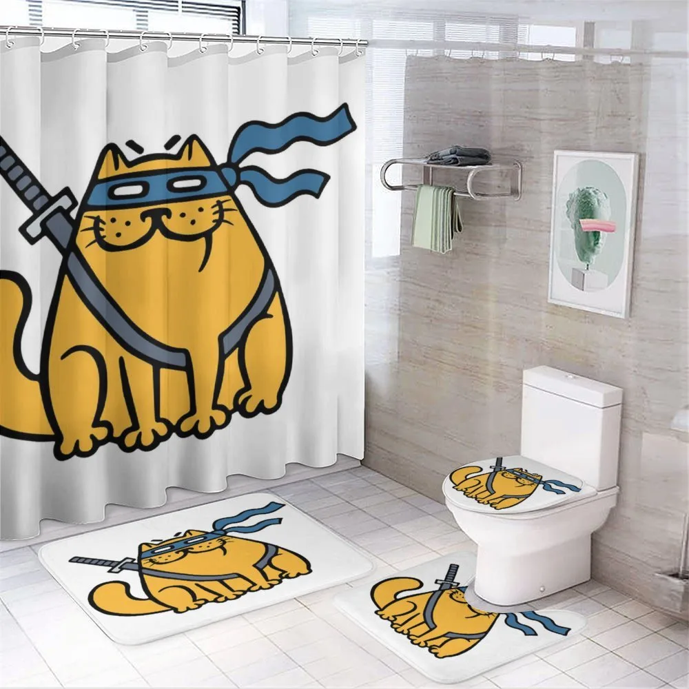 Hero Pet with Blindfold — 4-Piece Bathroom Set preview