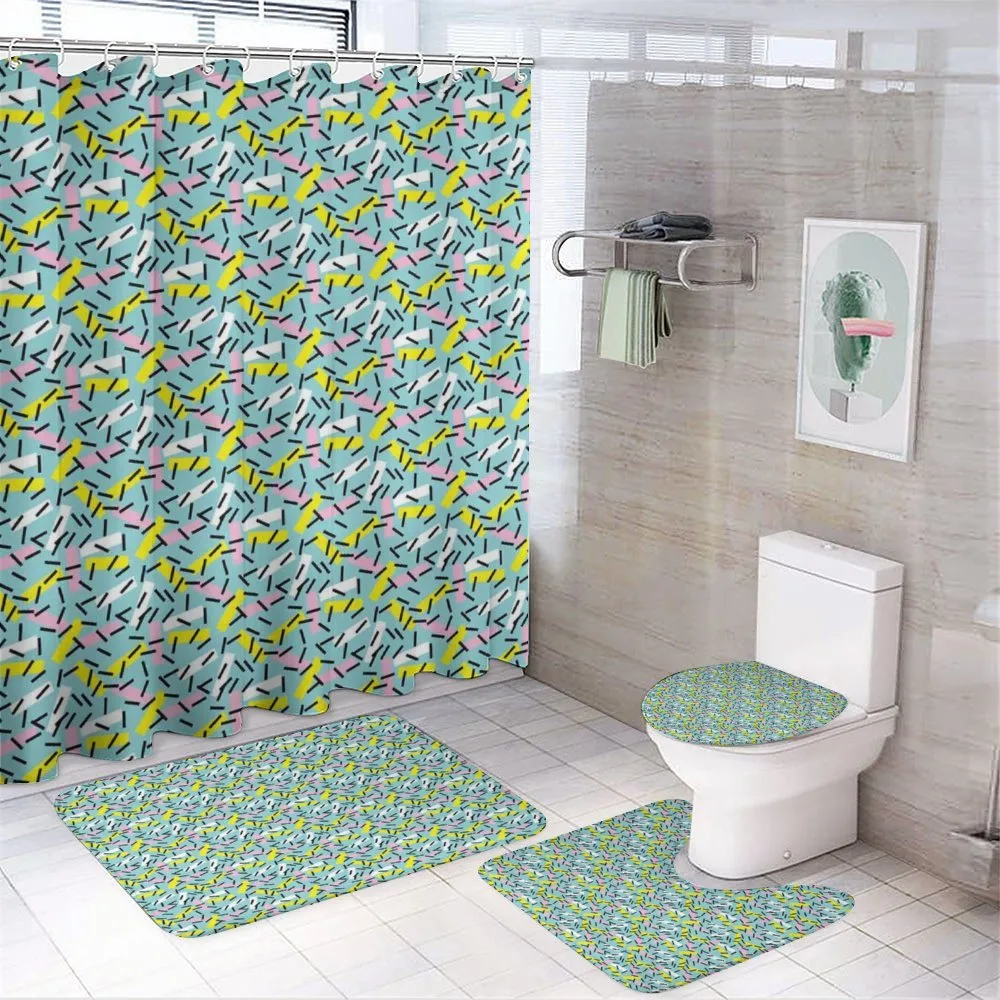 Italian Style Memphis — 4-Piece Bathroom Set preview
