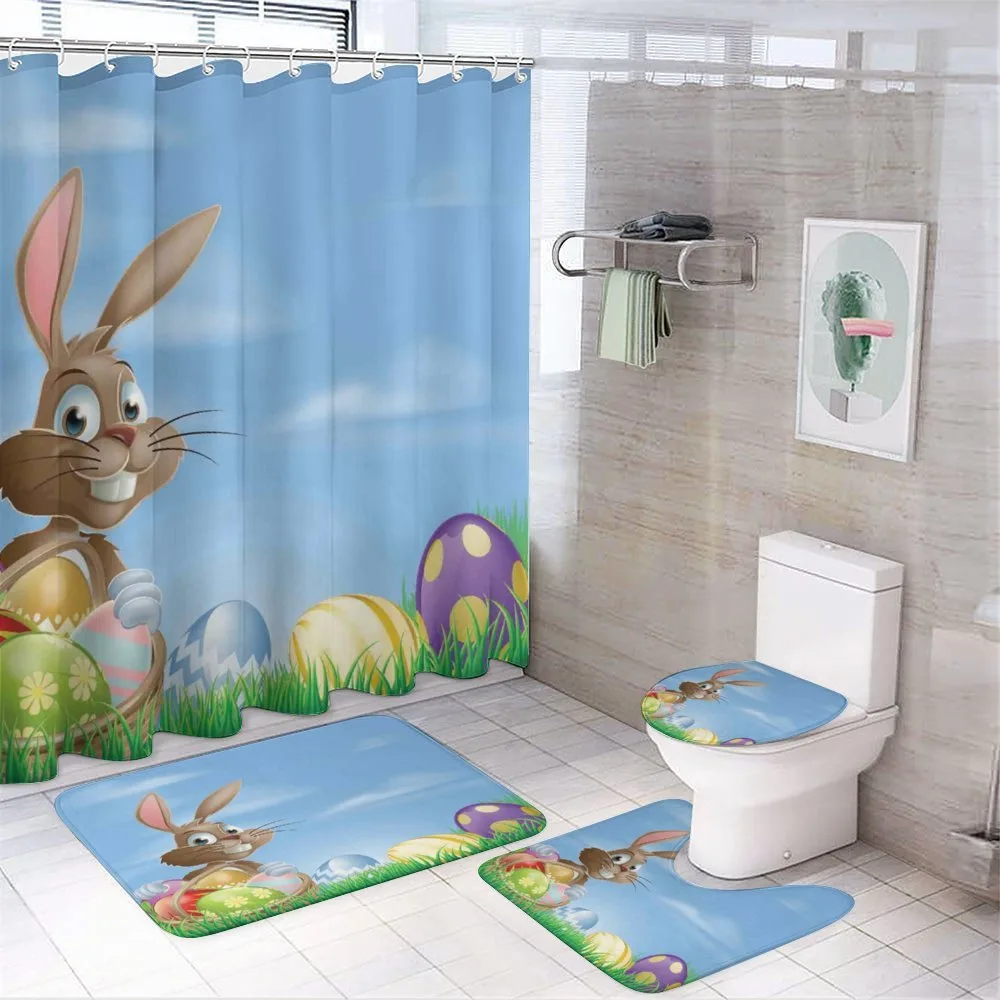 Painted Easter Eggs — 4-Piece Bathroom Set preview