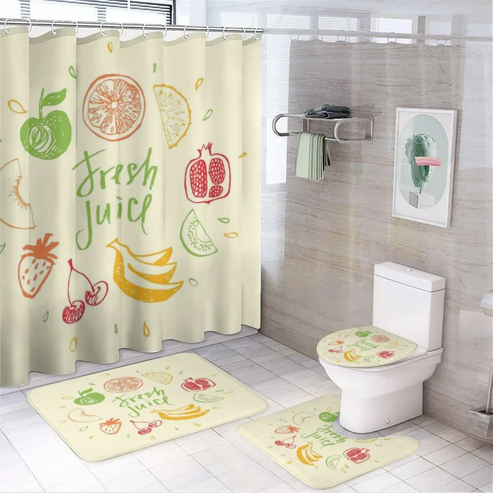 Pomegranate Peach Lime — 4-Piece Bathroom Set preview
