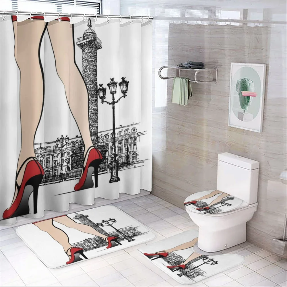 Woman Legs Paris Vendome — 4-Piece Bathroom Set preview