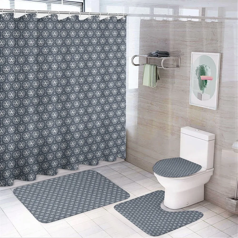 Floral Eastern Ornate — 4-Piece Bathroom Set preview