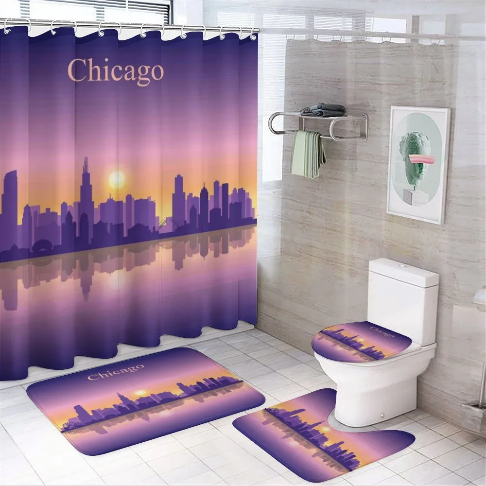 Illinois Sunset — 4-Piece Bathroom Set preview