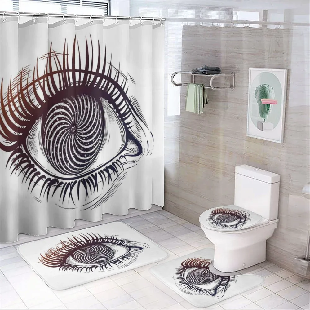 Outer Space Vortex Pupil — 4-Piece Bathroom Set preview