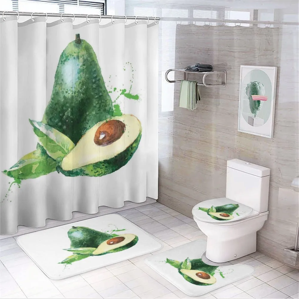 Pastel Exotic Autumn — 4-Piece Bathroom Set preview