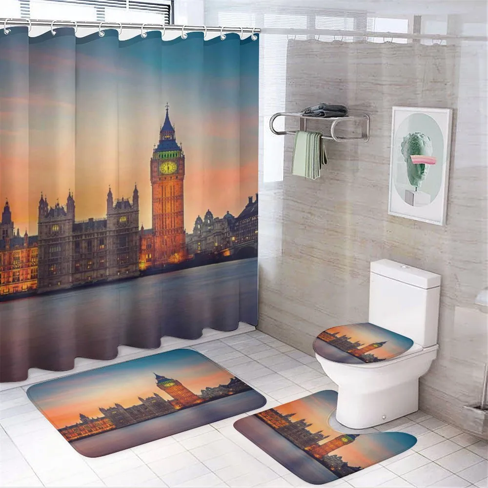 Big Ben and Parliament — 4-Piece Bathroom Set preview