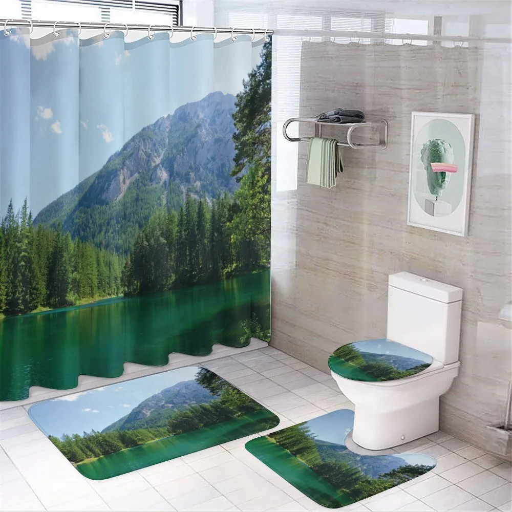 Forest Lake in Valley — 4-Piece Bathroom Set preview