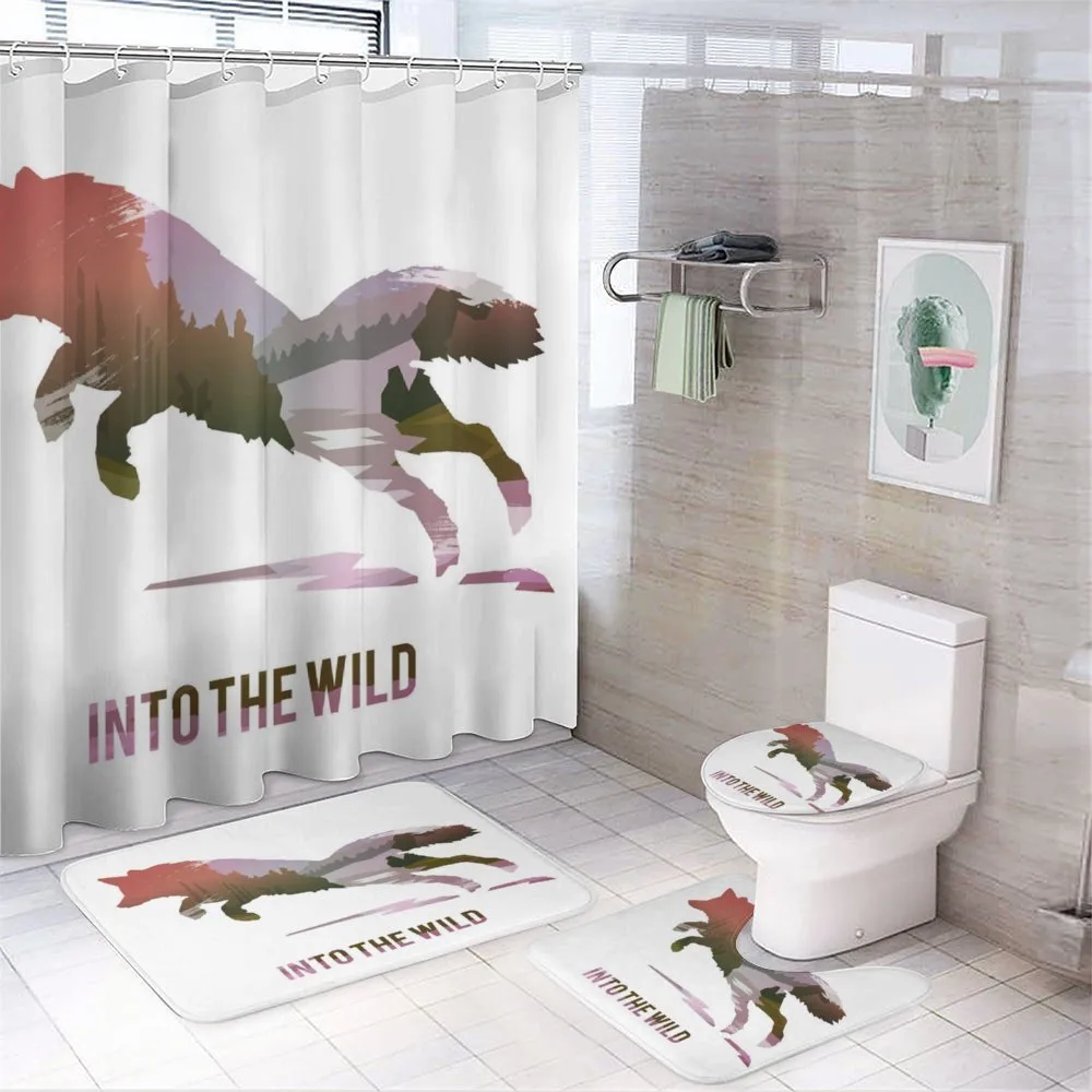 Jumping Fox Wild Woodland — 4-Piece Bathroom Set preview