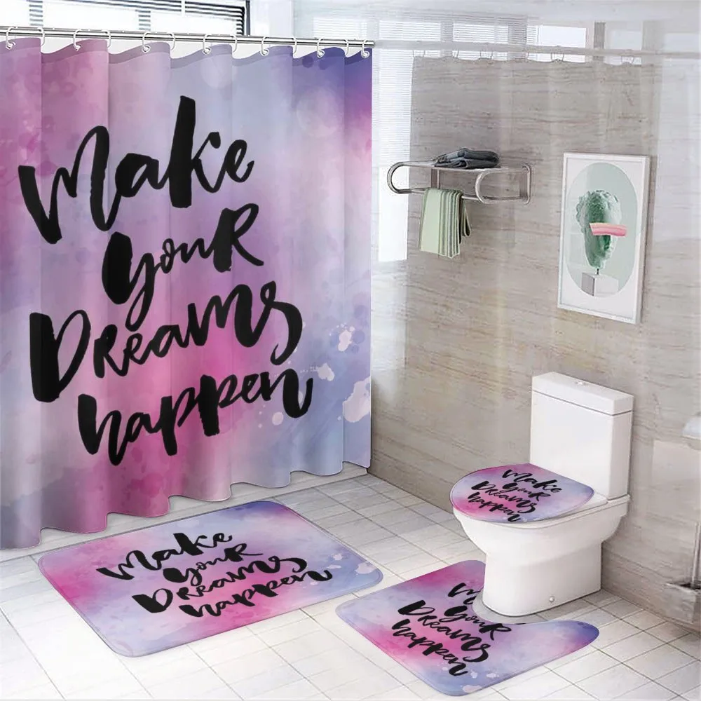 Make Your Dreams Happen — 4-Piece Bathroom Set preview