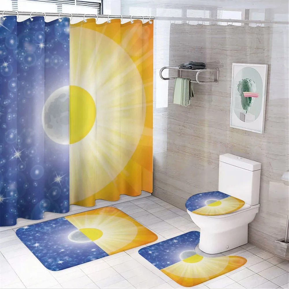 Sun Beams Sky Stars — 4-Piece Bathroom Set preview