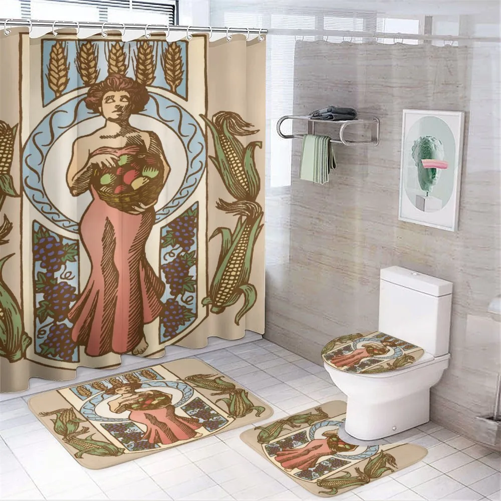 Harvest Woman with Corns — 4-Piece Bathroom Set preview