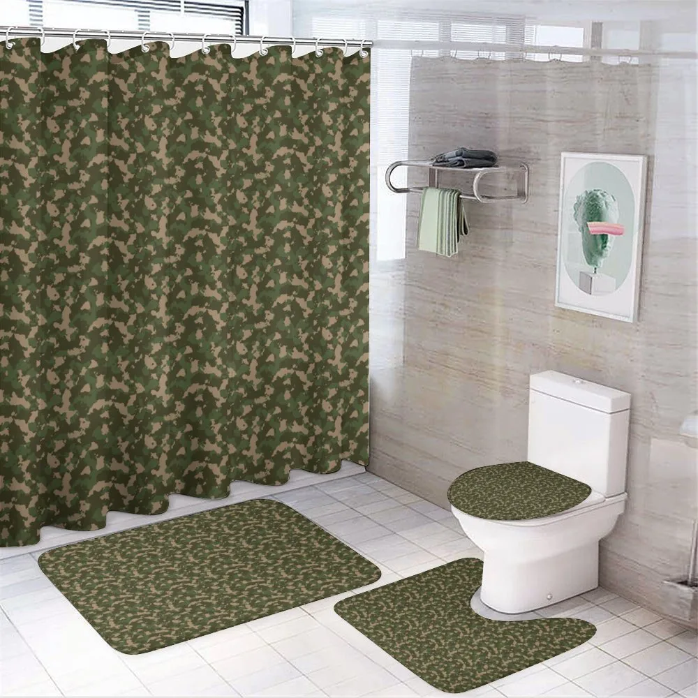 Jungle Marsh Camo Art — 4-Piece Bathroom Set preview