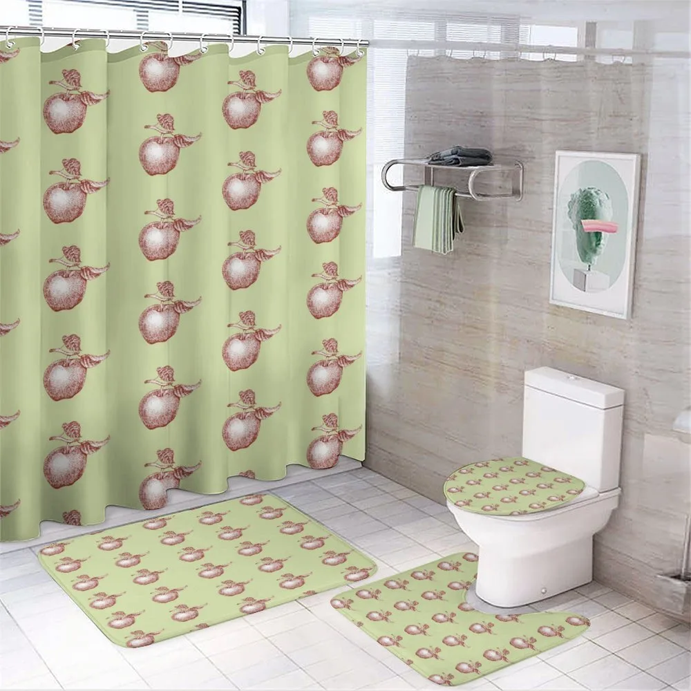 Vintage Stalks Leaf Fruit — 4-Piece Bathroom Set preview