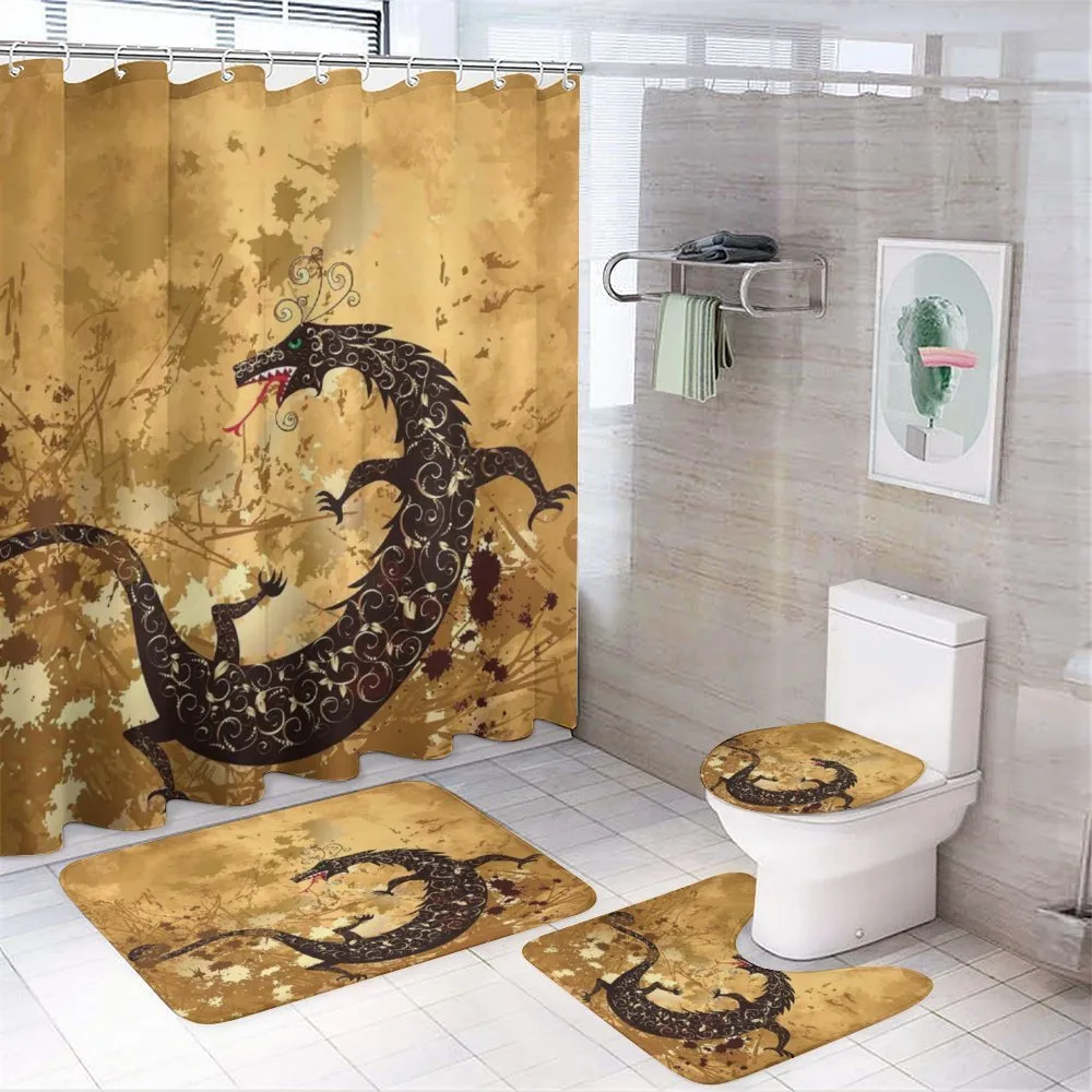 Grunge Floral — 4-Piece Bathroom Set preview