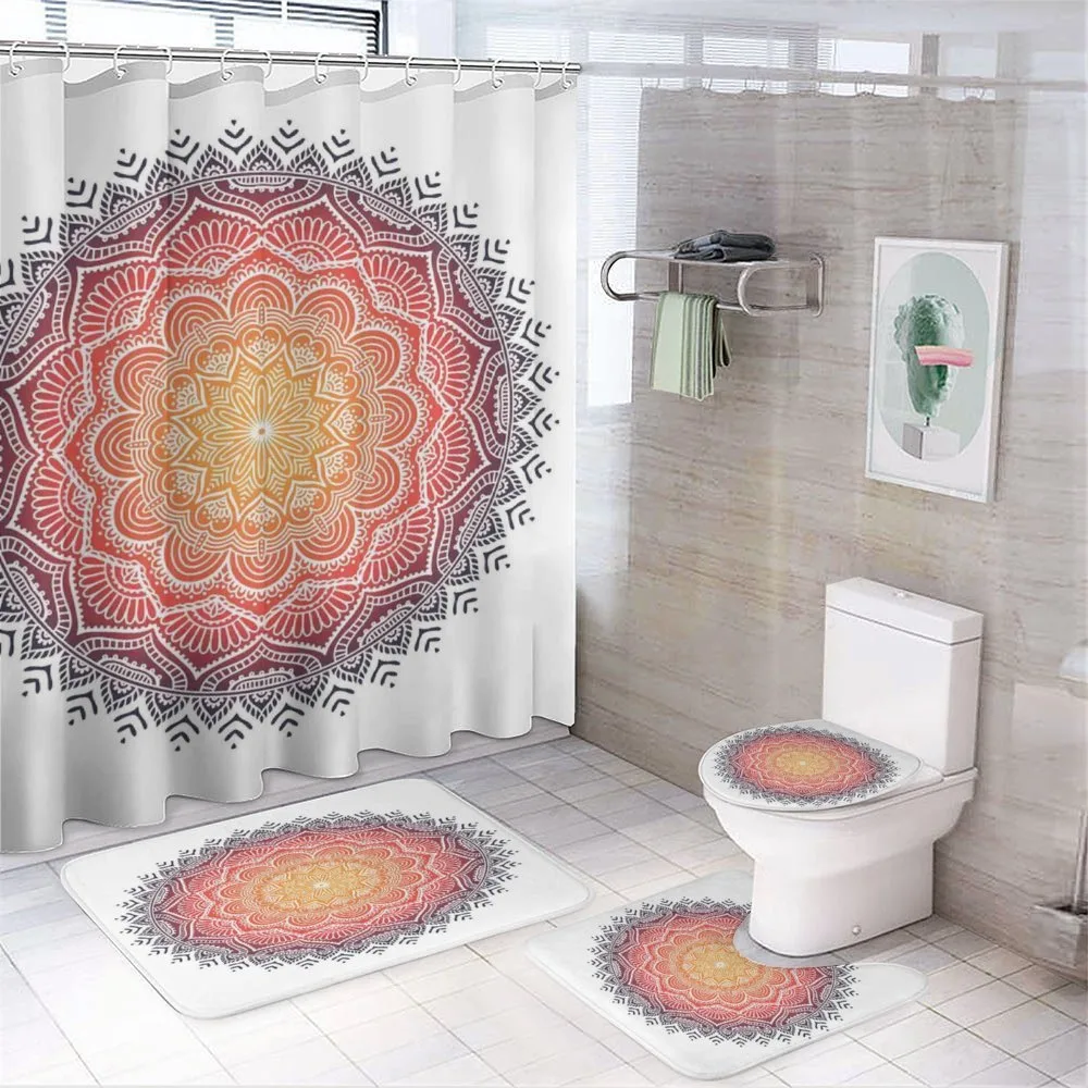 Mandala Orient Heart — 4-Piece Bathroom Set preview