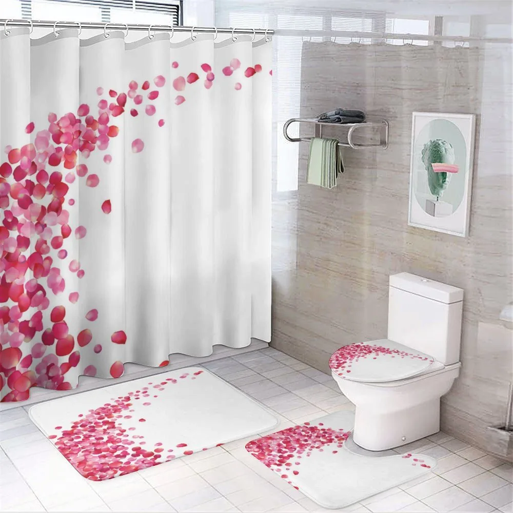 Rose Petals Vortex — 4-Piece Bathroom Set preview