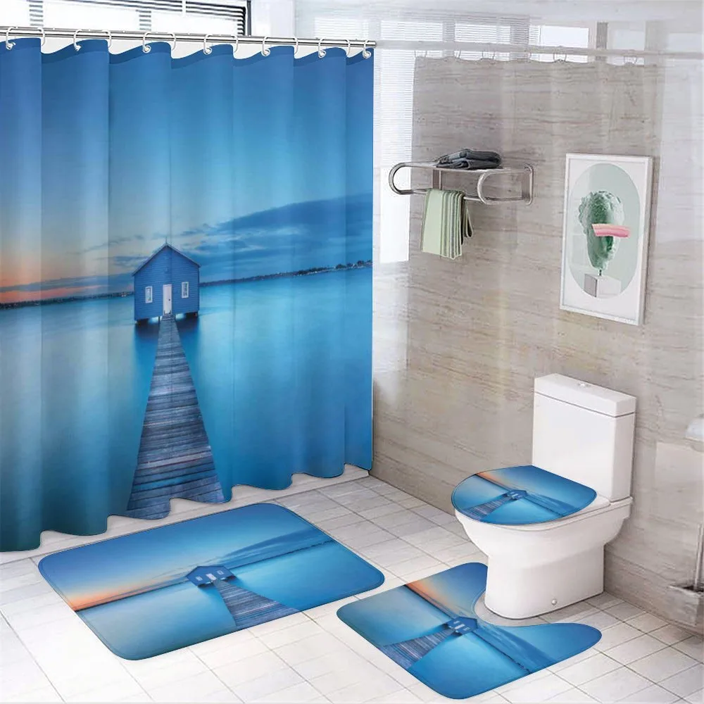 Sunrise Lakehouse Cabin — 4-Piece Bathroom Set preview