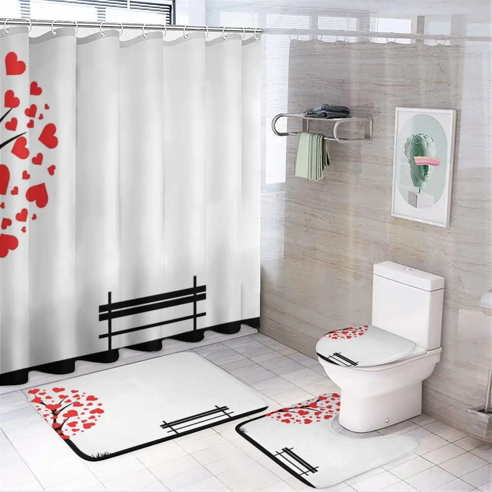 Tree HeArt Leaves — 4-Piece Bathroom Set preview