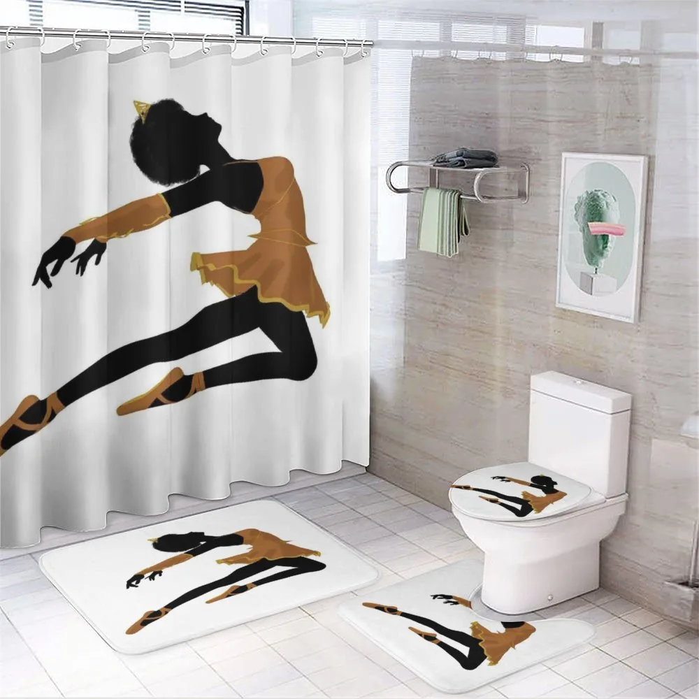 Ballerina Tutu Pointe — 4-Piece Bathroom Set preview