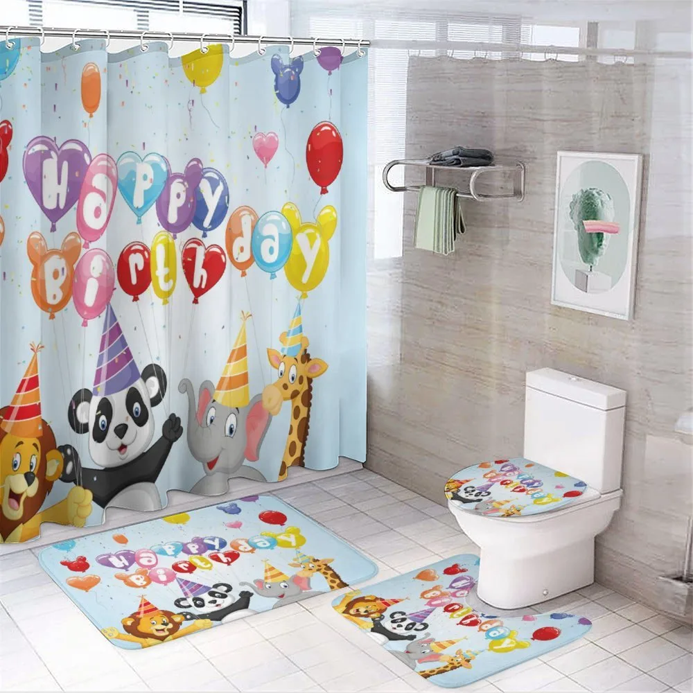 Birthday Safari — 4-Piece Bathroom Set preview
