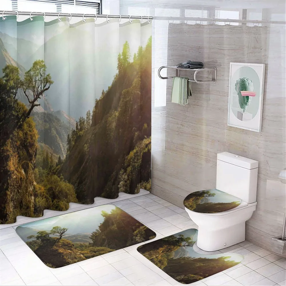 Nepal Forest Majestic — 4-Piece Bathroom Set preview