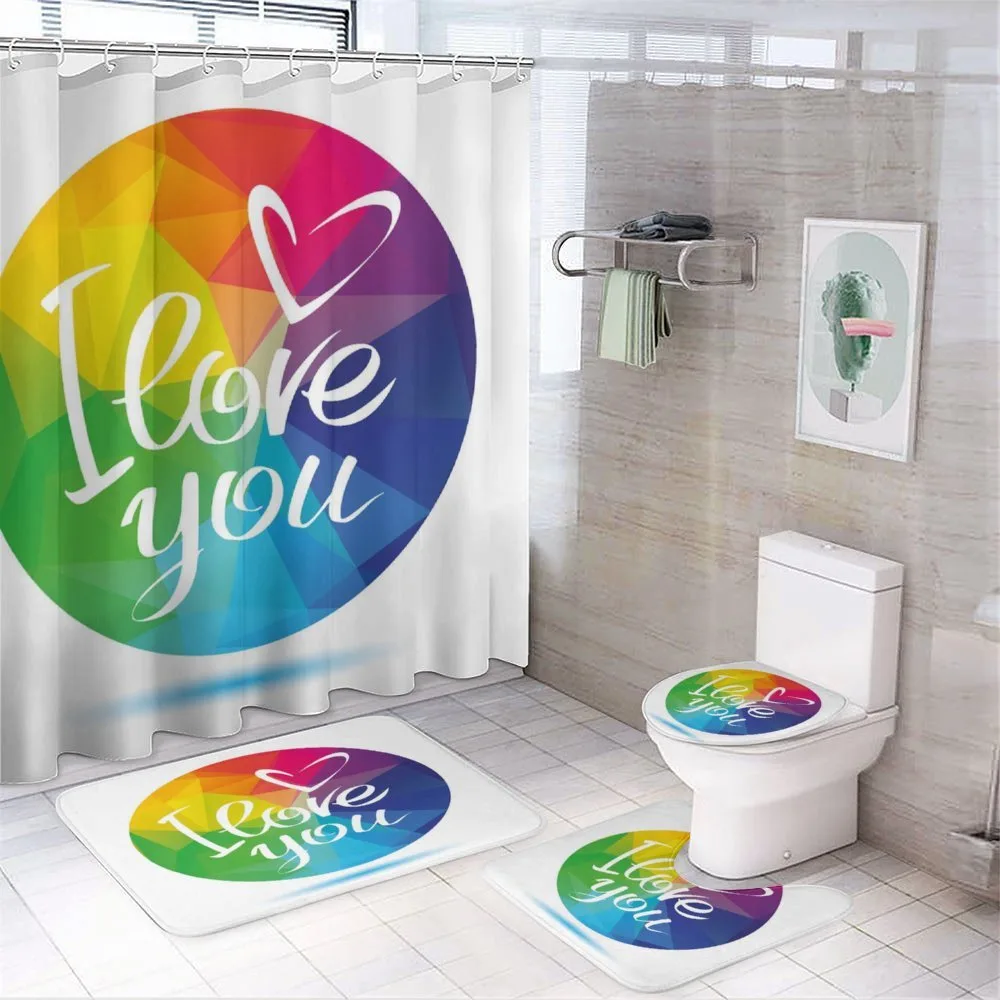 Round Frame Romance — 4-Piece Bathroom Set preview