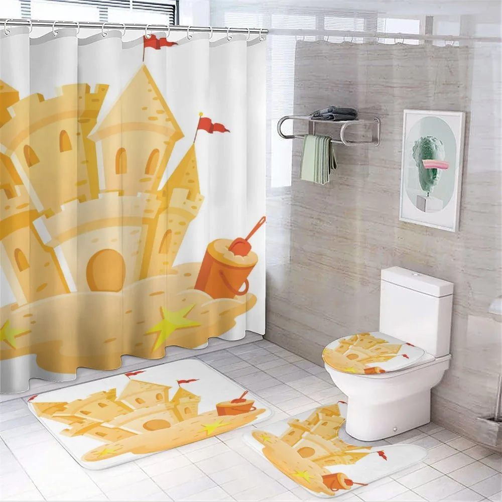 Sand Castle Kingdom Summer — 4-Piece Bathroom Set preview