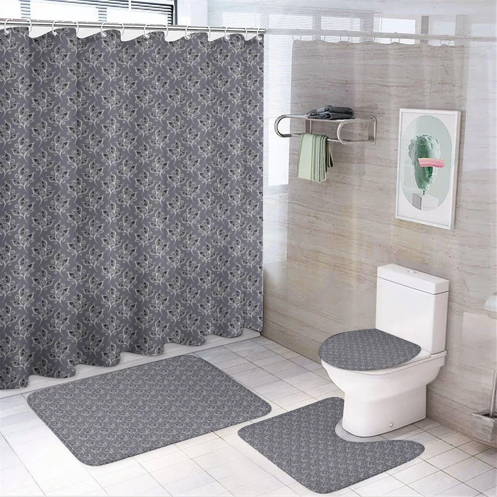Autumn Garden Motifs — 4-Piece Bathroom Set preview