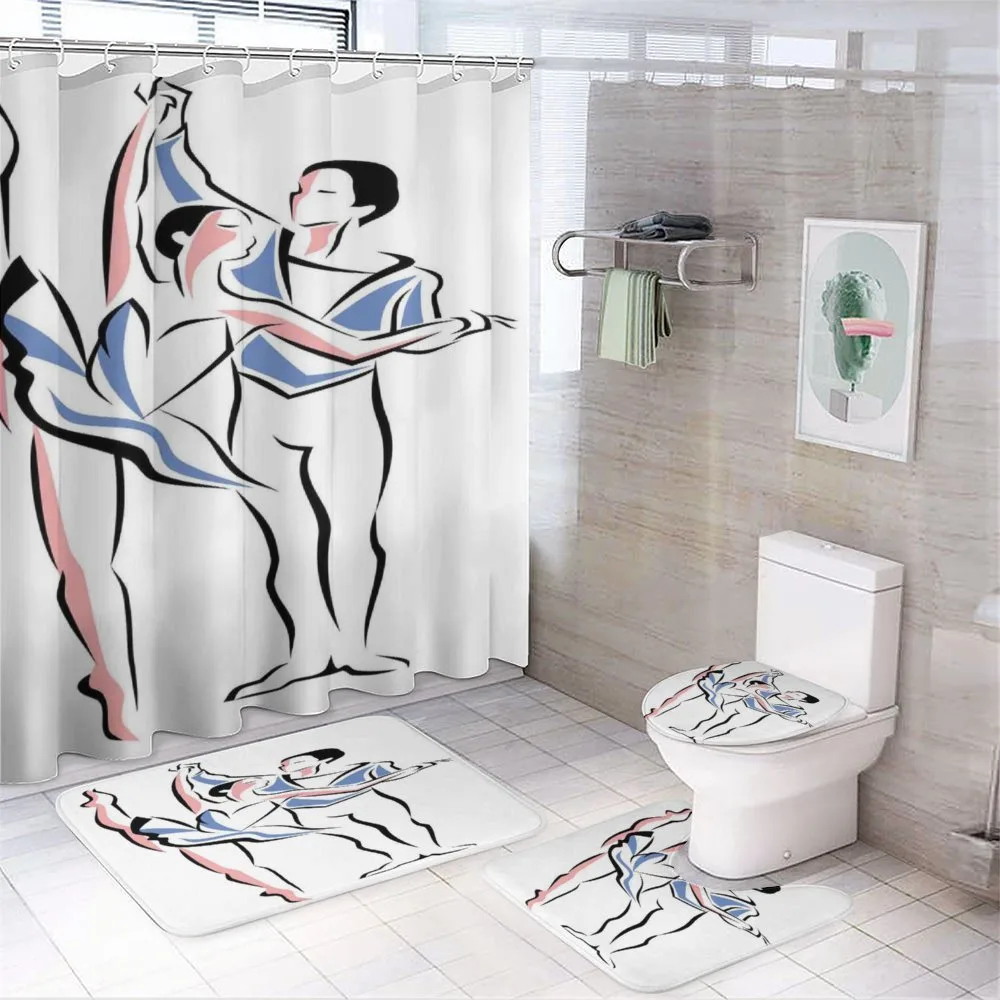 Dancer Partners Performing — 4-Piece Bathroom Set preview