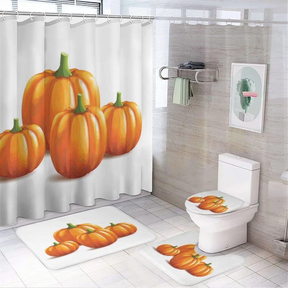 Fall Season Fruits — 4-Piece Bathroom Set preview