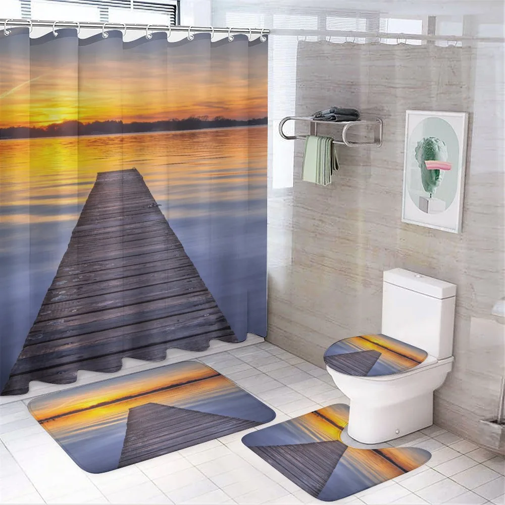 Sunset at Paterwoldsemeer — 4-Piece Bathroom Set preview