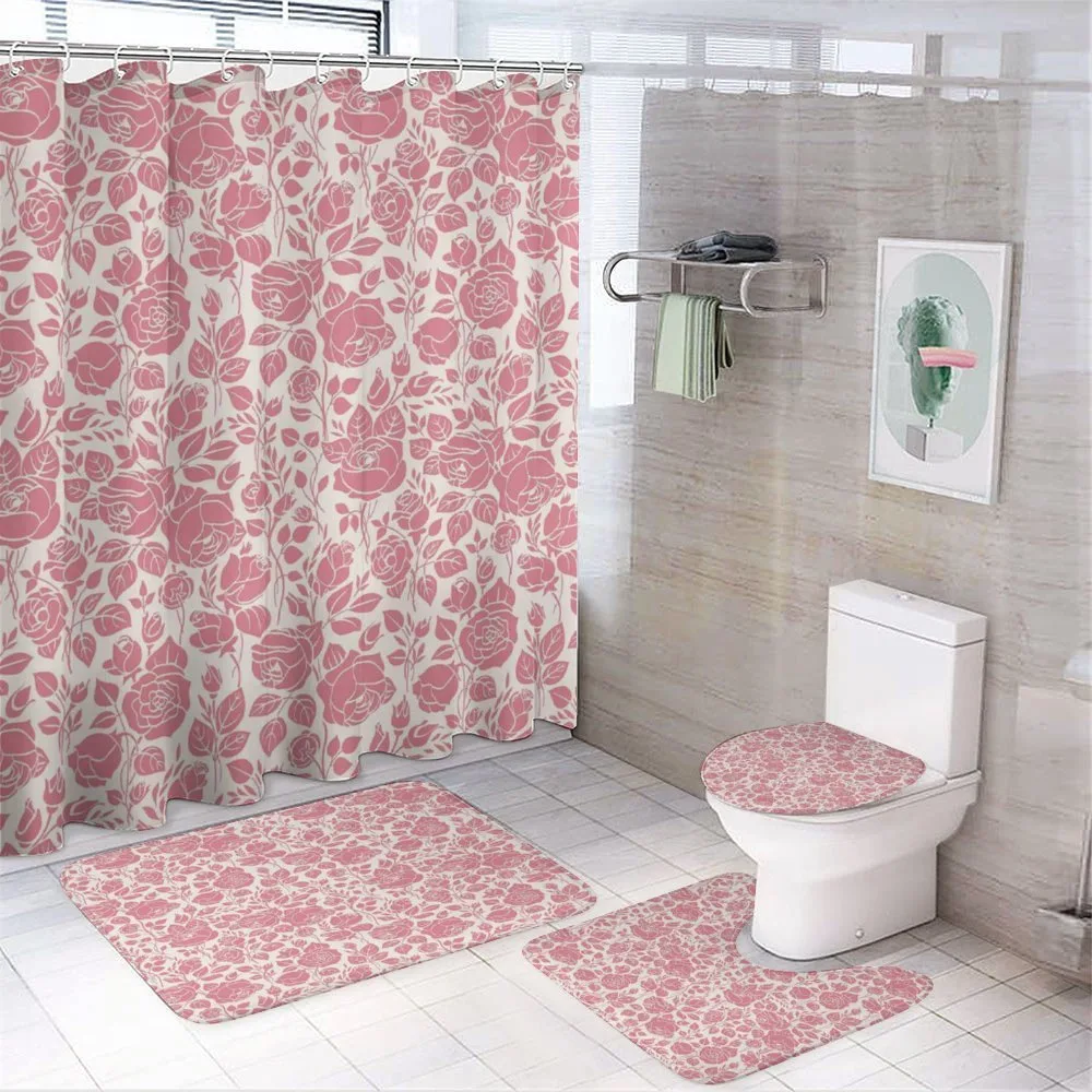 Vintage Roses Feminine — 4-Piece Bathroom Set preview