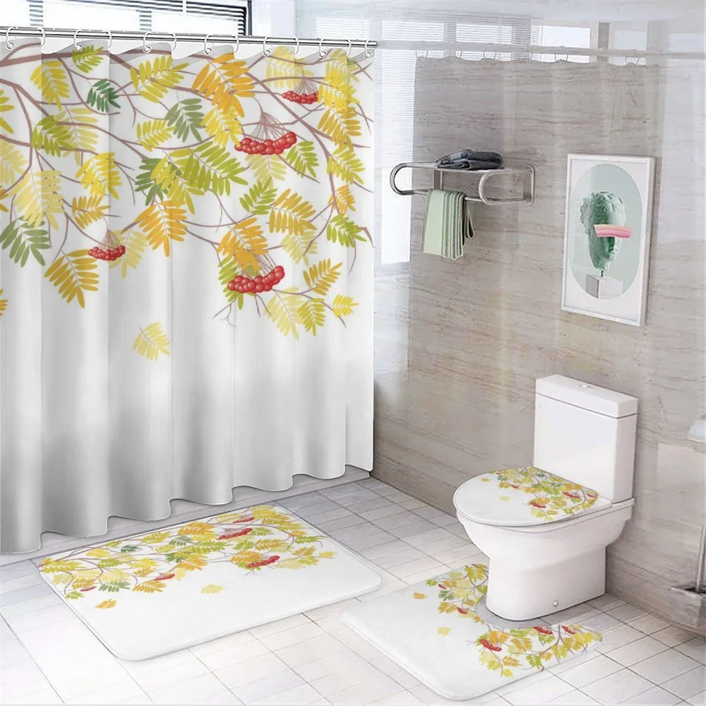 Colorful Vivid Fall Tree — 4-Piece Bathroom Set preview