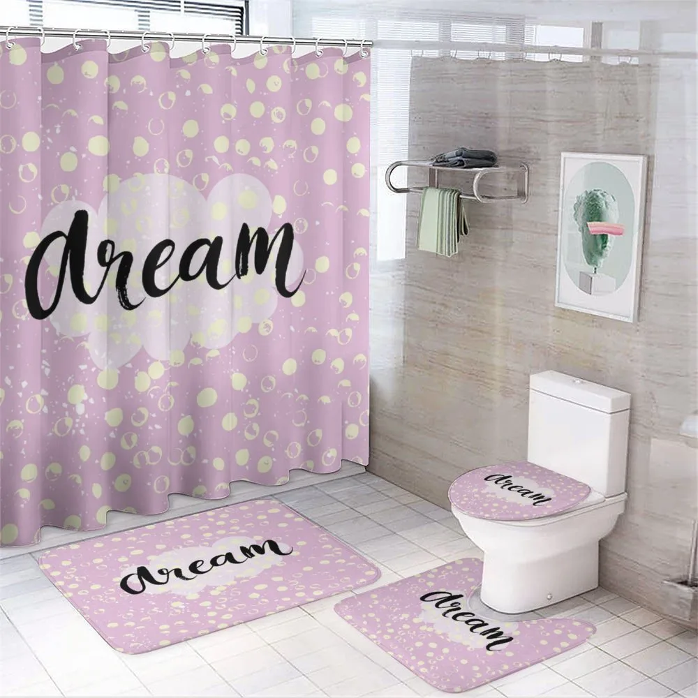 Dream Cloud Dots — 4-Piece Bathroom Set preview