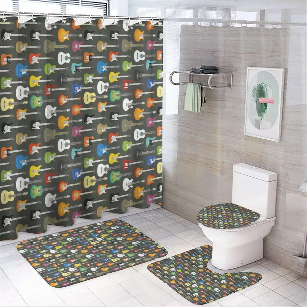 Music Themed Strings — 4-Piece Bathroom Set preview