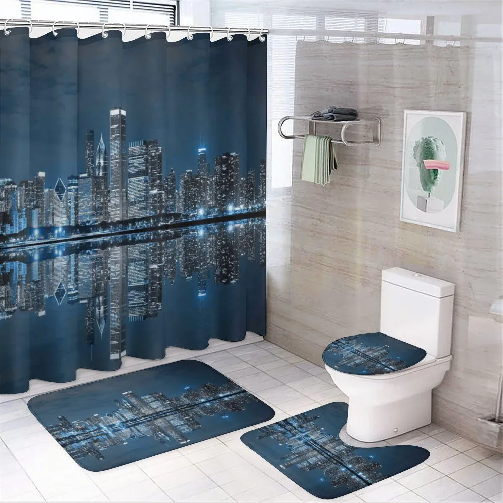 Sleeping City — 4-Piece Bathroom Set preview