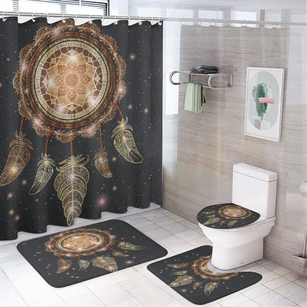 Bohemian Dreamcatcher — 4-Piece Bathroom Set preview