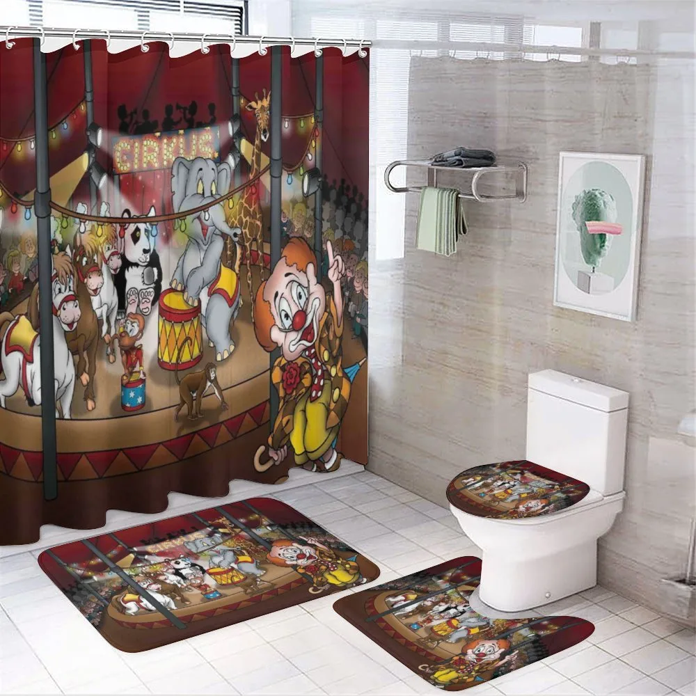 Circus Show Horses — 4-Piece Bathroom Set preview