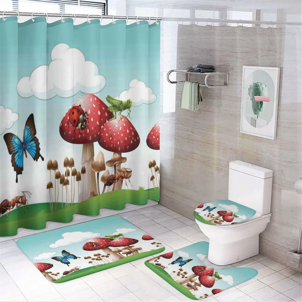 Realistic Wild Habitat — 4-Piece Bathroom Set preview