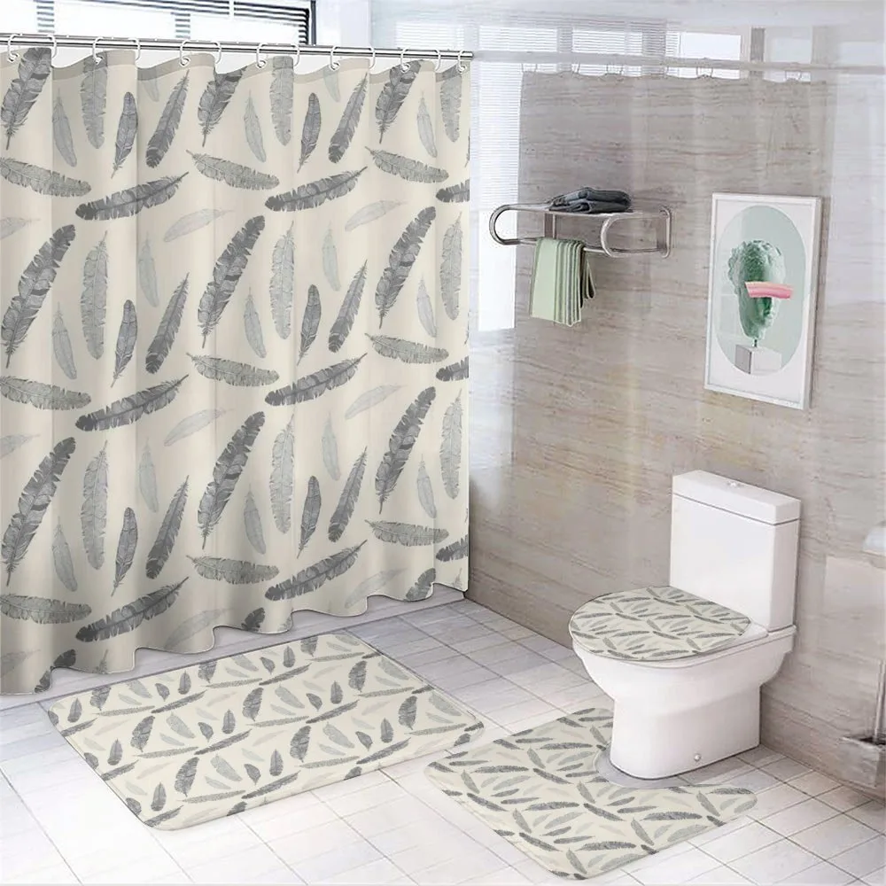Composition of Quills — 4-Piece Bathroom Set preview