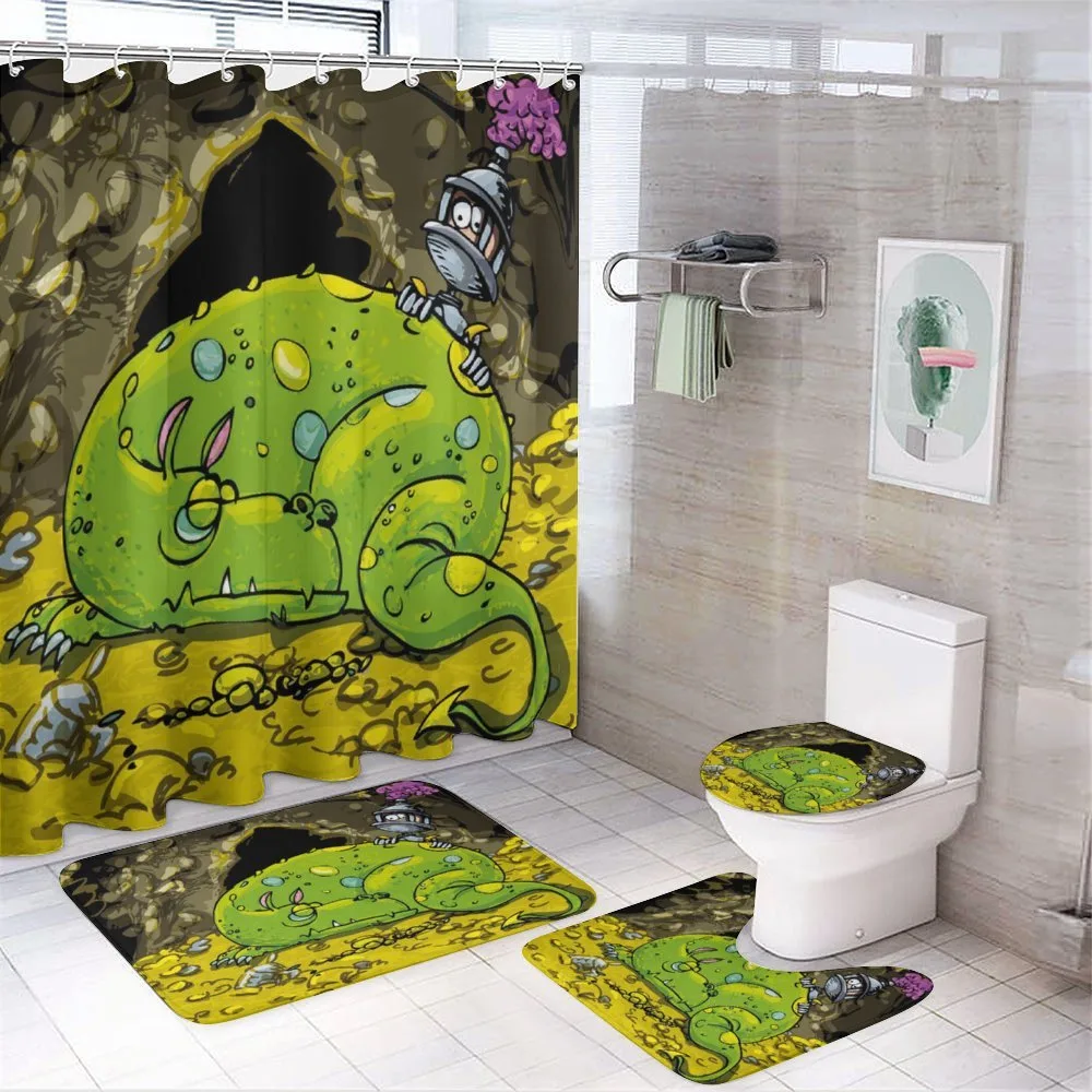 Creature Sleeping — 4-Piece Bathroom Set preview