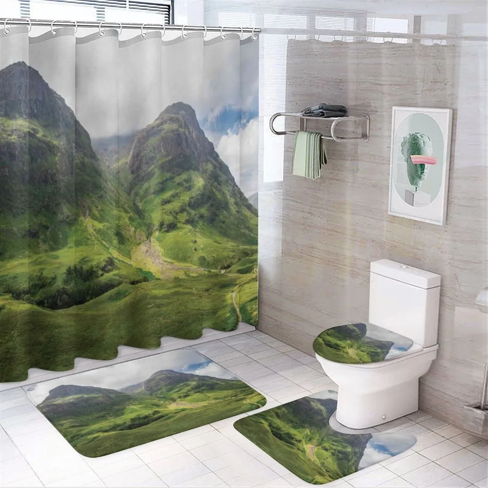 Glencoe Highlands Clouds — 4-Piece Bathroom Set preview