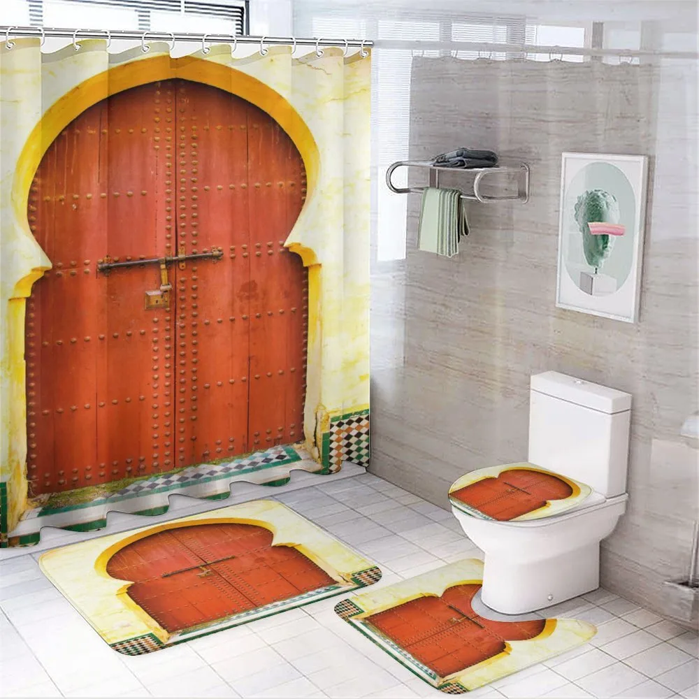 Historic Moroccan Door — 4-Piece Bathroom Set preview