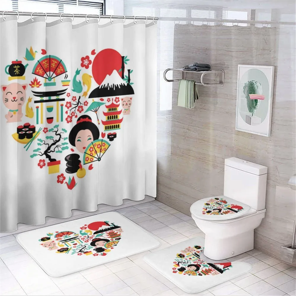 Land of Rising Sun — 4-Piece Bathroom Set preview