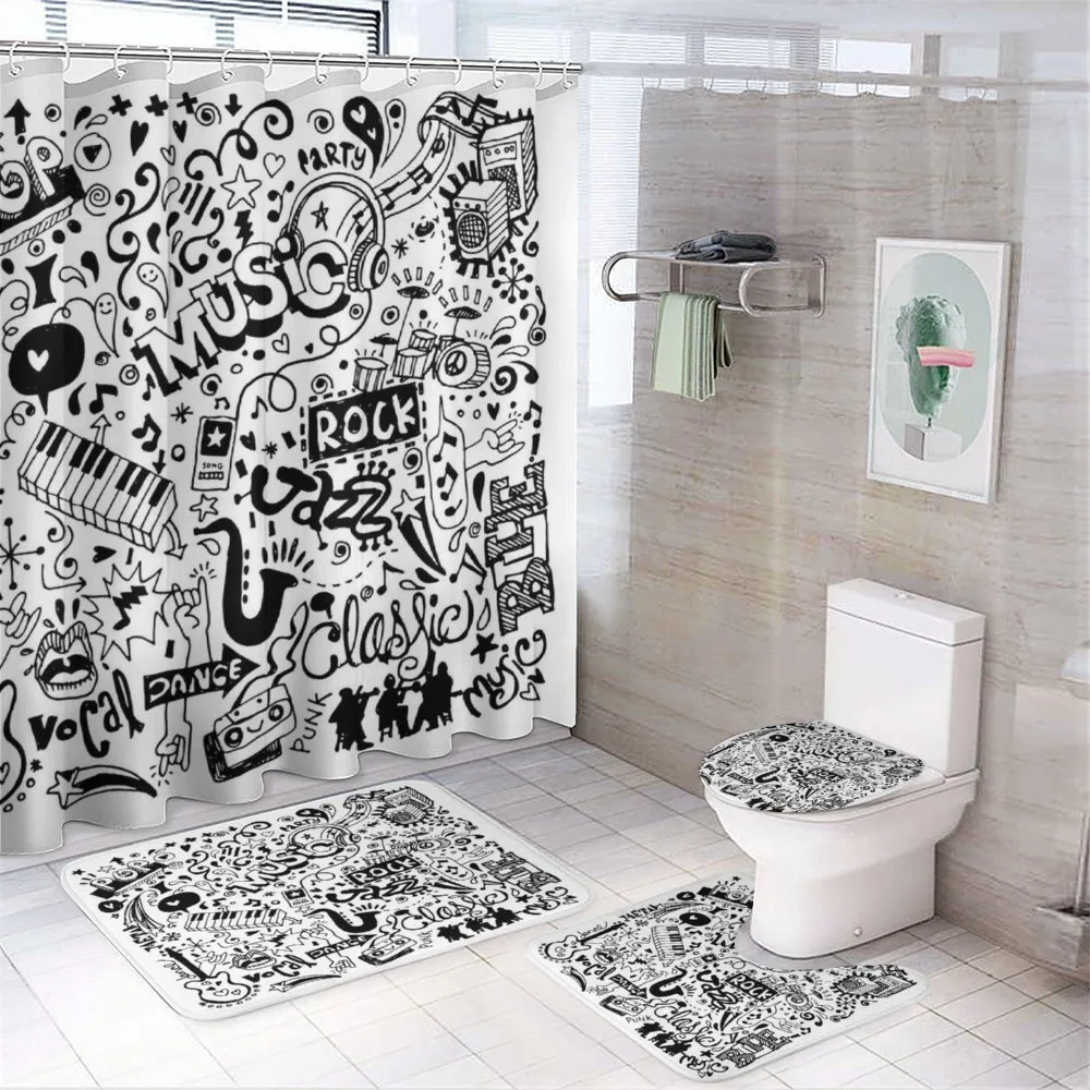 Rock Jazz Blues Dancing — 4-Piece Bathroom Set preview