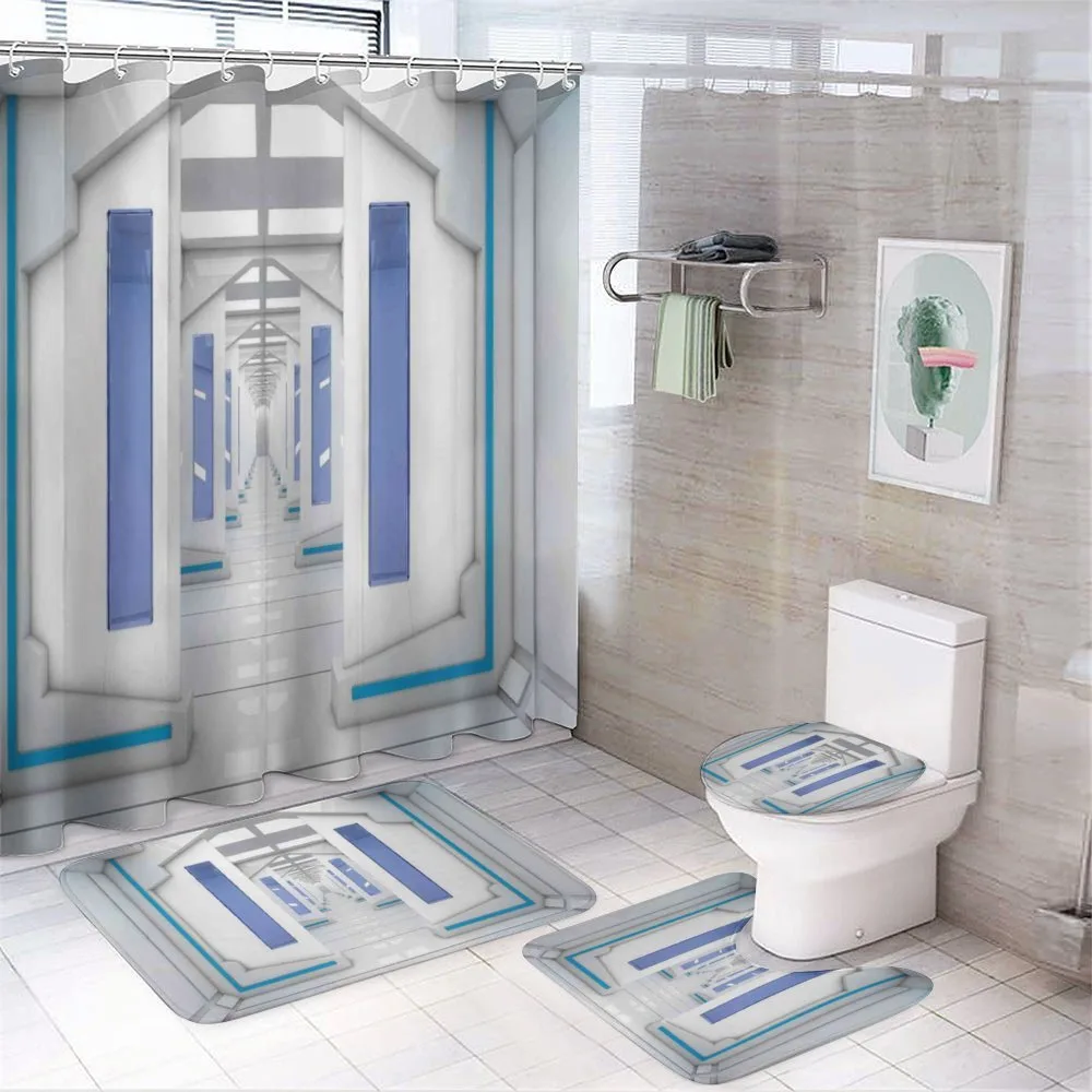 Solar System Milky Way — 4-Piece Bathroom Set preview