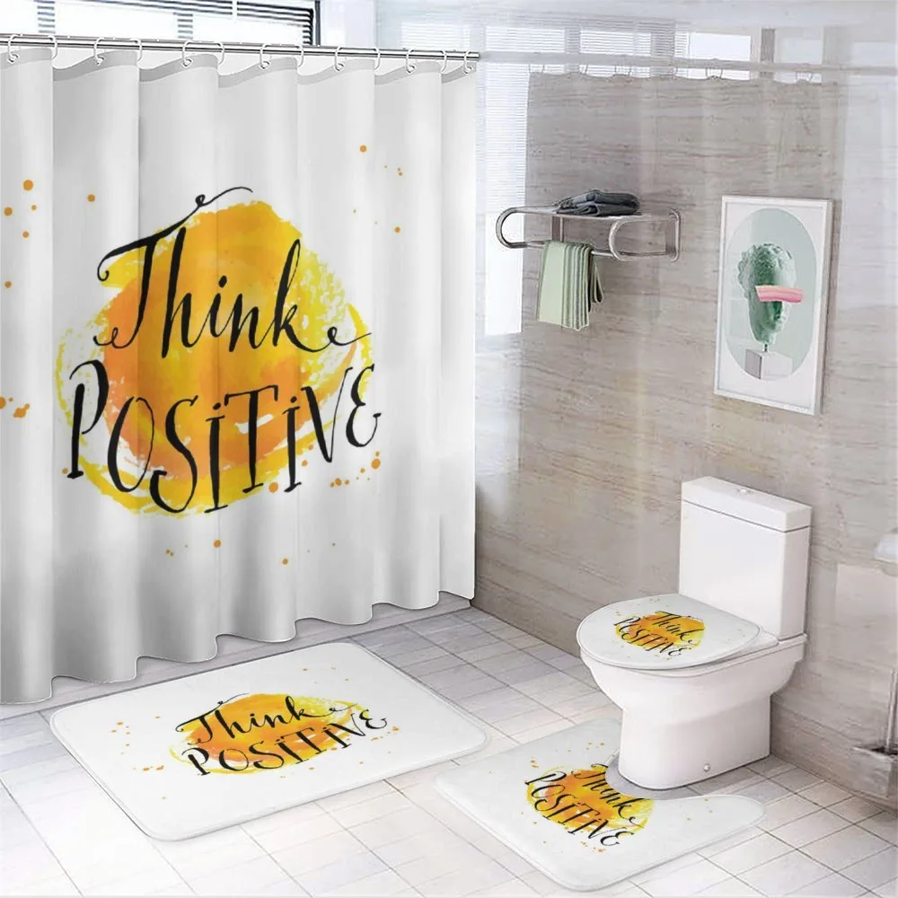 Color Splash Words — 4-Piece Bathroom Set preview