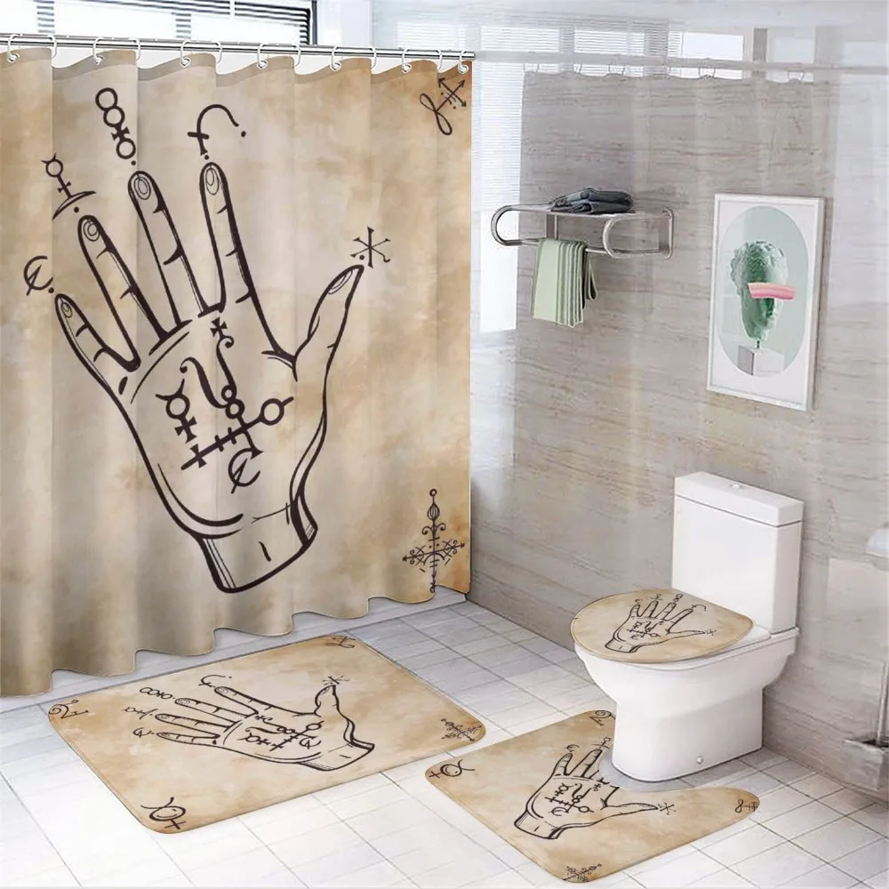 Retro Medieval Form — 4-Piece Bathroom Set preview