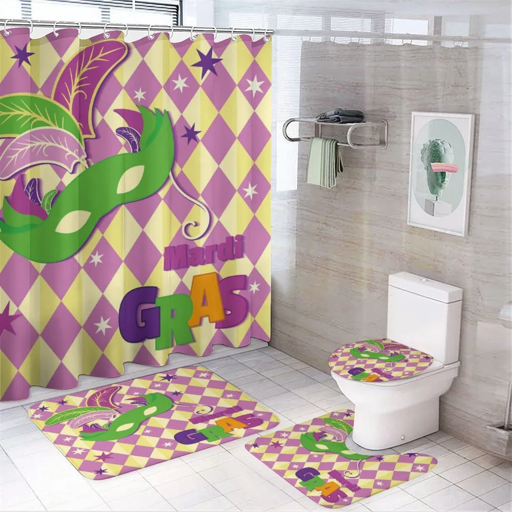Stars Graphic Mask — 4-Piece Bathroom Set preview